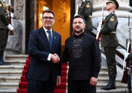 Endi Barnam i Vladimir Zelenski