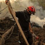 požari u srbiji, požar u deliblatskoj peščari, gašenje požara