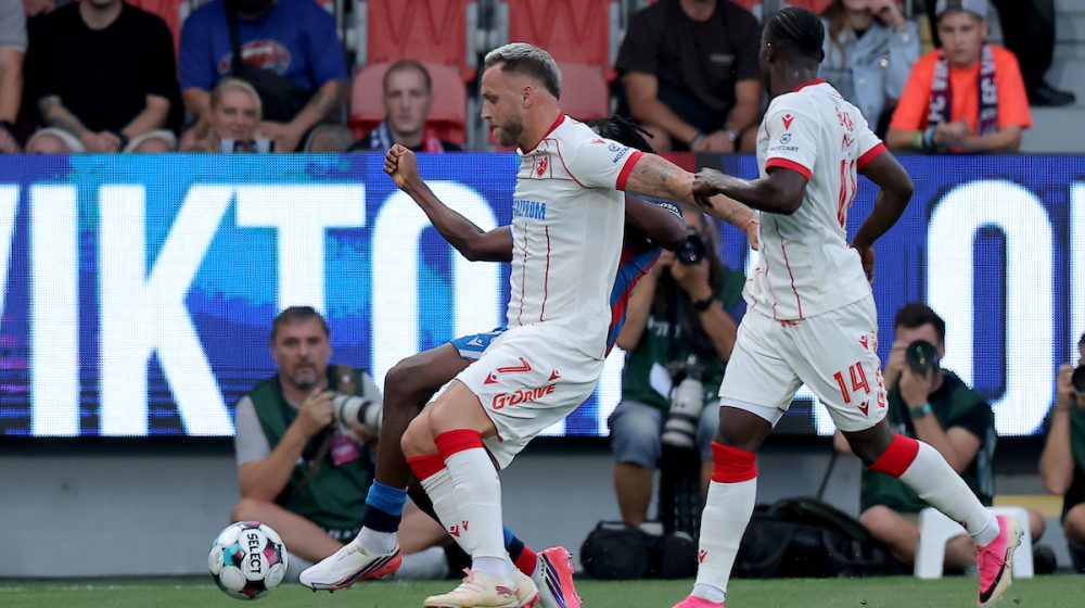 Viktorija Plzenj - Crvena zvezda, Foto: Pedja Milosavljevic/Starsport