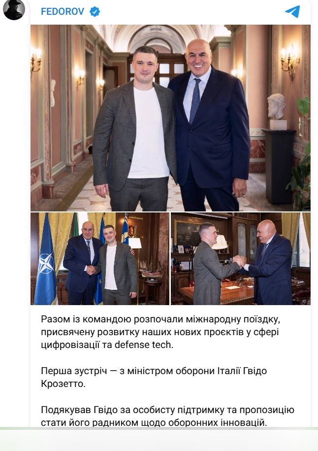 Smenjeni ministar odbrane Ukrajine prihvatio da bude savetnik ministar odbrane Italije 2 Smenjeni ministar odbrane Ukrajine prihvatio da bude savetnik ministar odbrane Italije 1