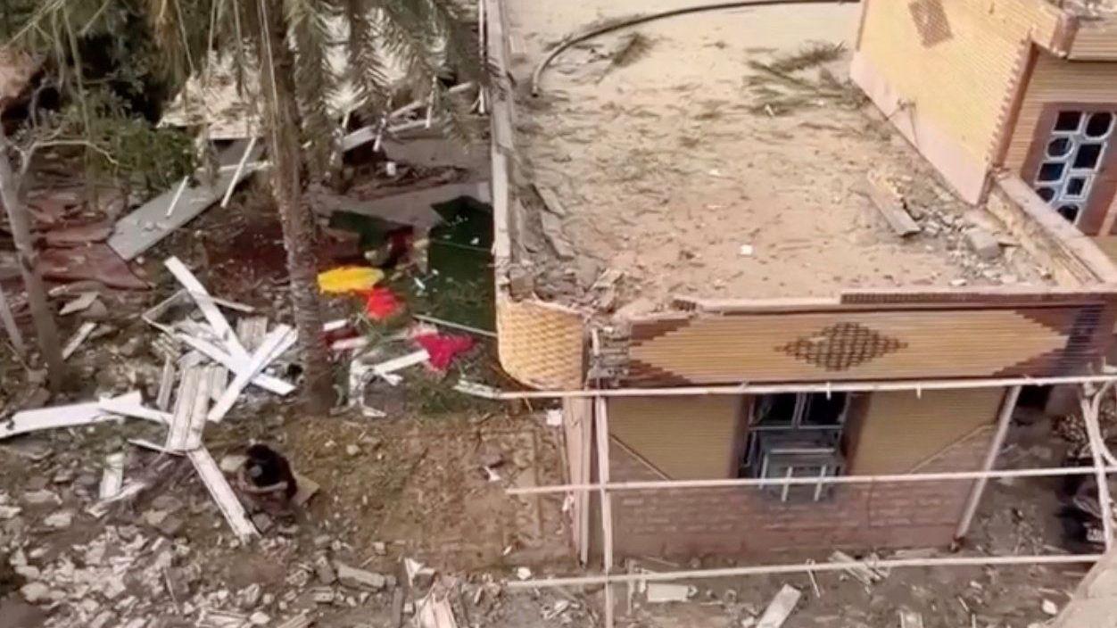 kuća u iranu pogođena u američkom napadu
