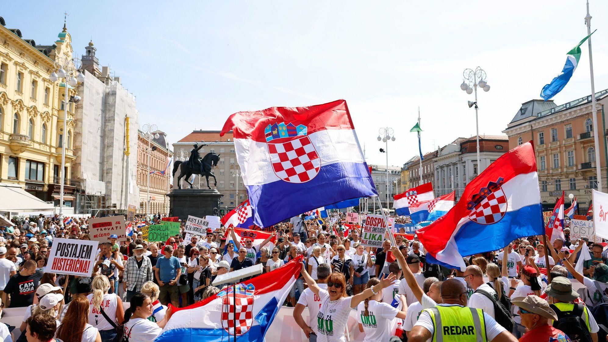 Protest u Zagrebu 