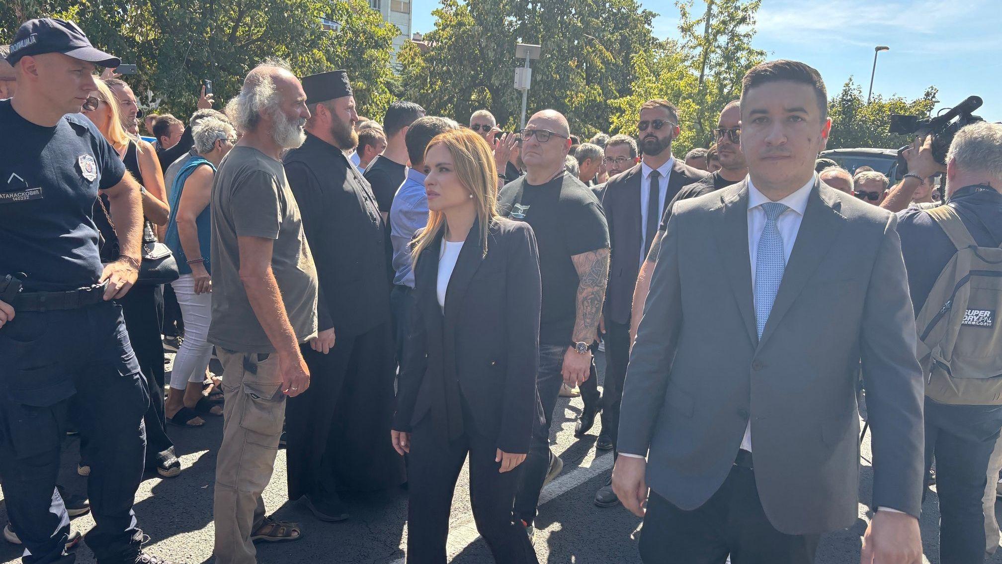 Milica Đurđević na sahrani Ratka Mladića