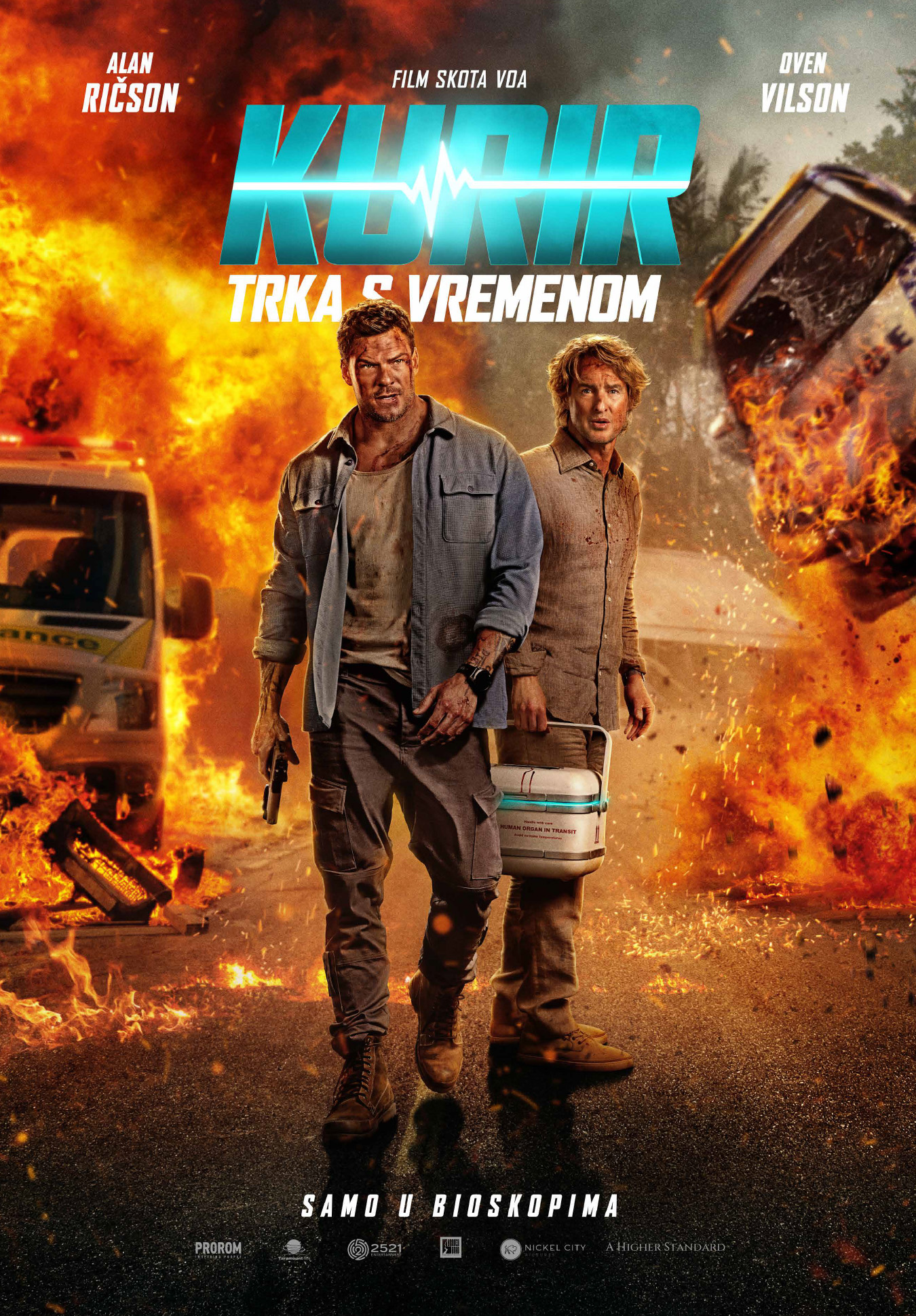 Alan Ričson i Oven Vilson u adrenalinskoj akciji „Kurir - trka s vremenom" 1