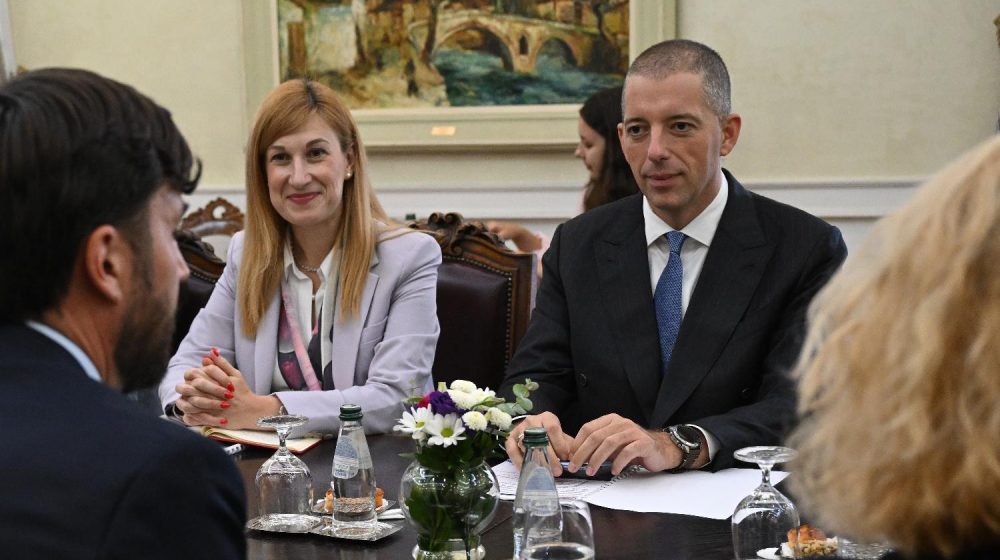 Ministar spoljnih poslova Srbije Marko Đurić sastao se sa šefom posmatračke misije ODIHR-a Eoganom Merfijem