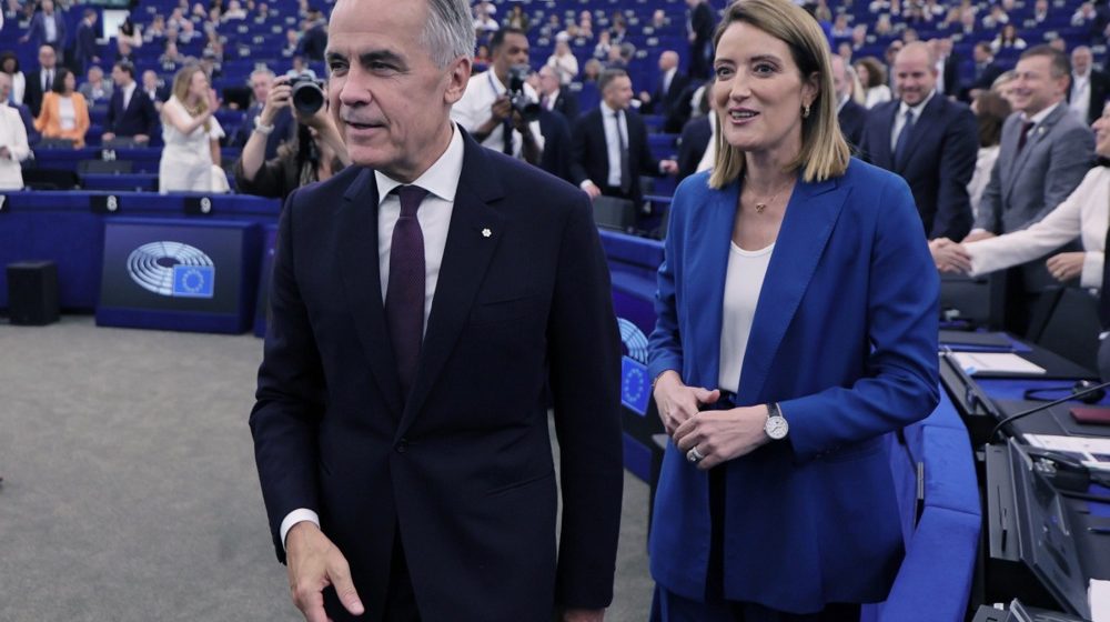 Premijer Kanade Mark Karni danas se obraća Evropskom parlamentu: Trampovi komentari podigli uloge 9