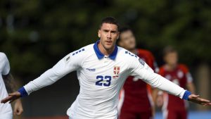 Dušan Vlahović, fudbal Srbija