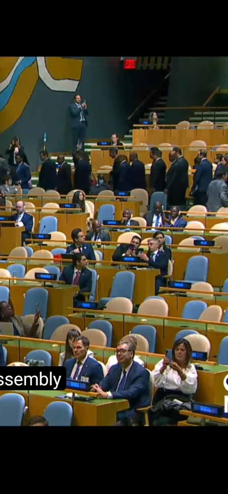"Njegovo je srce uvek na strani negativnih junaka": Vučić i Netanjahu maltene sami u sali Generalne skupštine UN 2 "Njegovo je srce uvek na strani negativnih junaka": Vučić i Netanjahu maltene sami u sali Generalne skupštine UN 2