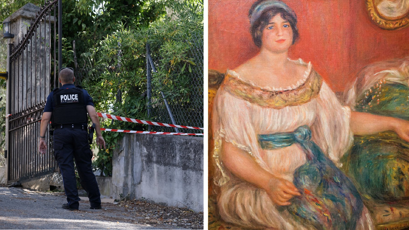 U najnovijoj provali, u Renoarov muzej na jugu Francuske, lopovi su presekli ogradu električnim nožem i testerom za metal