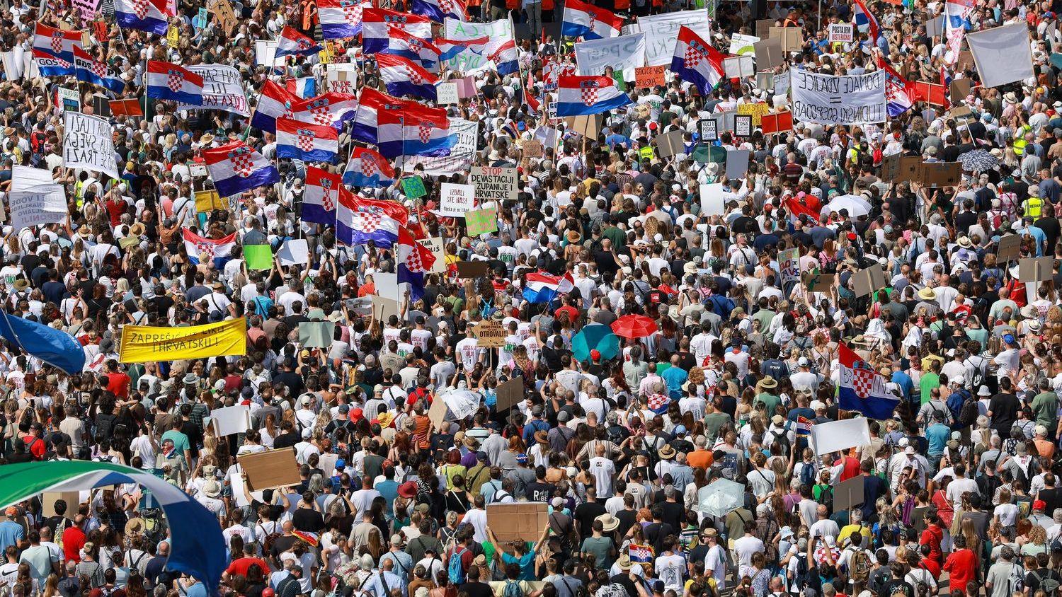 Protest u Zagrebu 