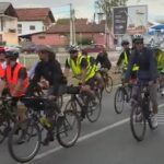doček studenata biciklista u Vranju