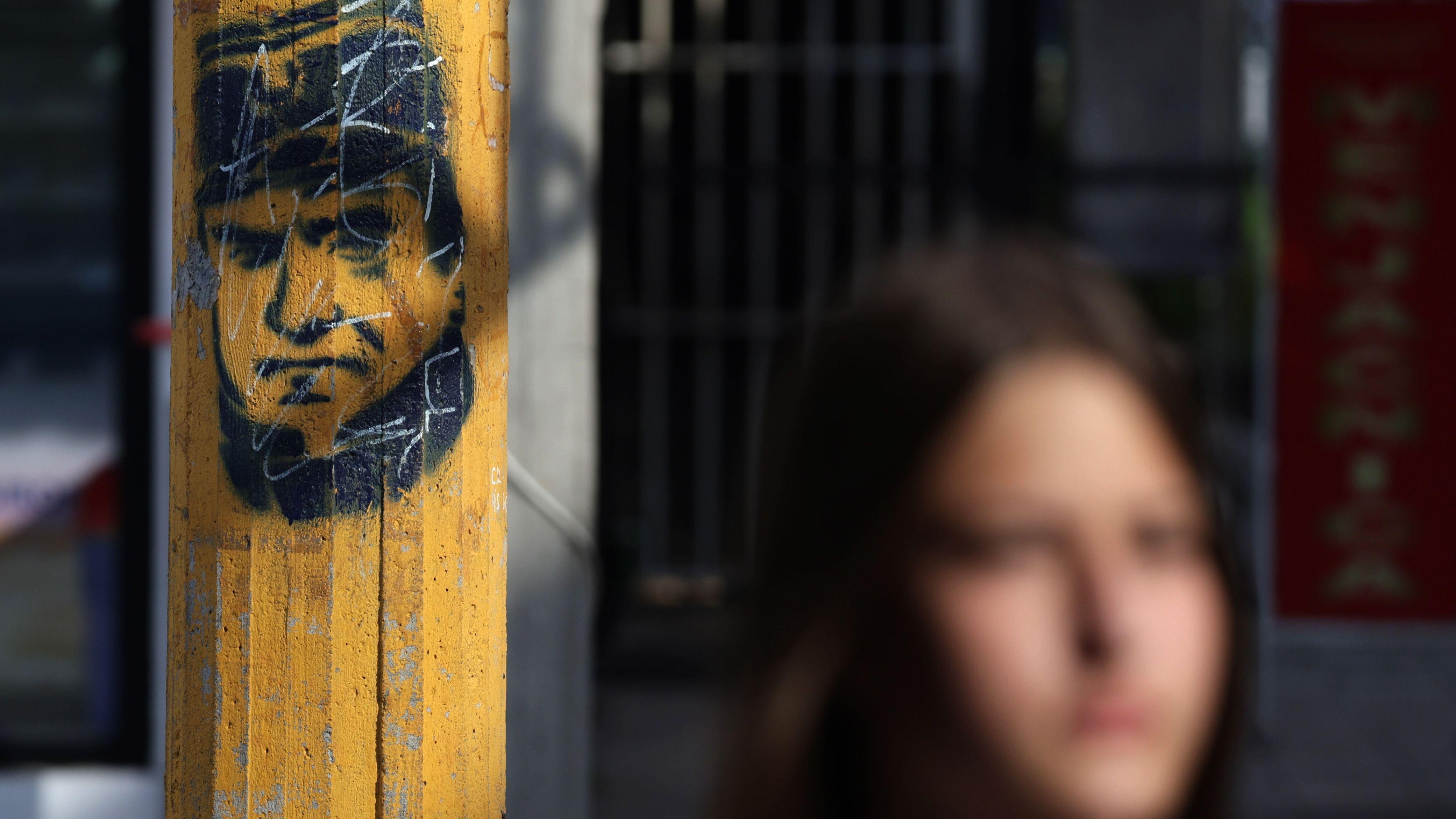 ratko mladić, mural sa likom mladića, grafit sa likom mladića