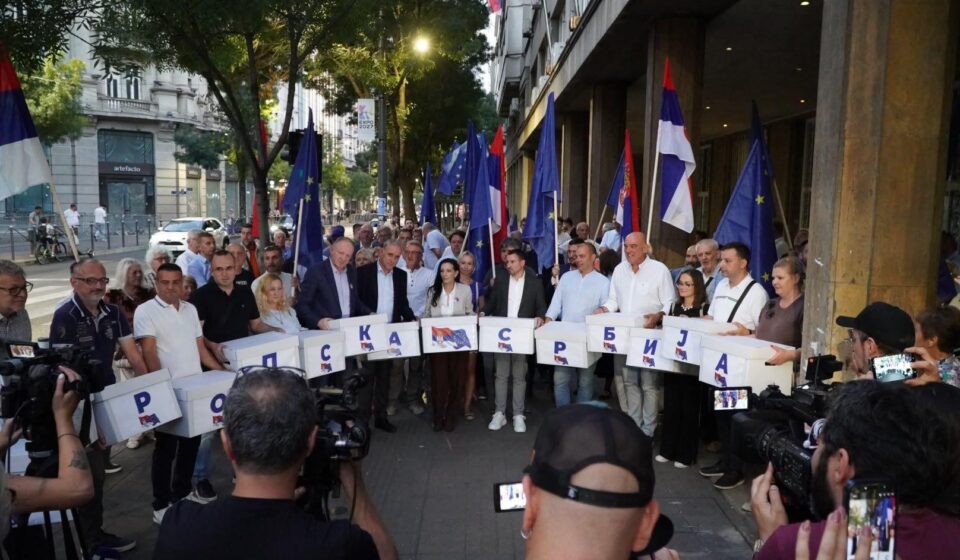 koalicija evropska srbija predala listu