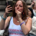 Pristalice Studentske liste u Beogradu