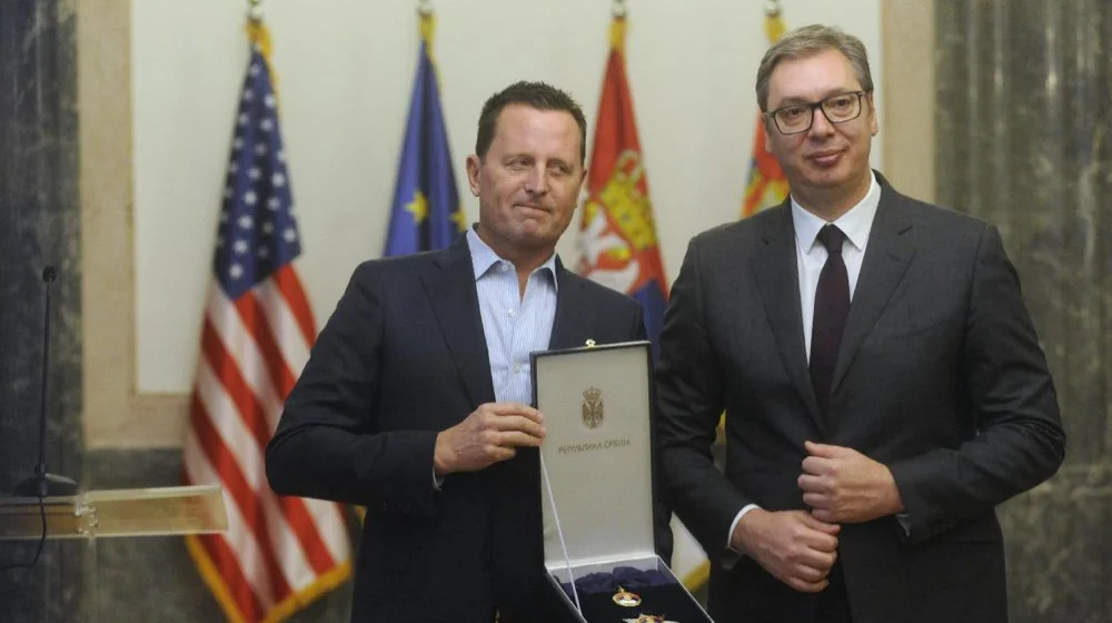 Ričard Grenel, Aleksandar Vučić