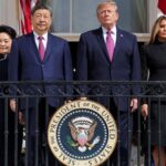 Donald Tramp, Si Đinping, Melanija Tramp i Peng Lijuan