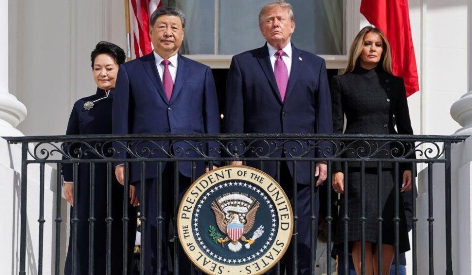 Donald Tramp, Si Đinping, Melanija Tramp i Peng Lijuan