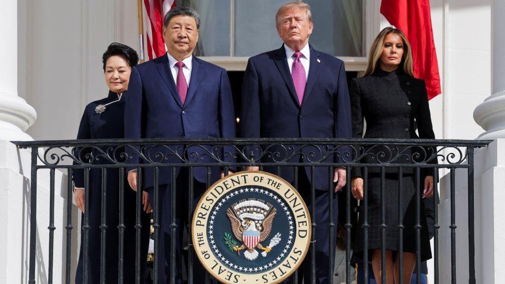 Donald Tramp, Si Đinping, Melanija Tramp i Peng Lijuan