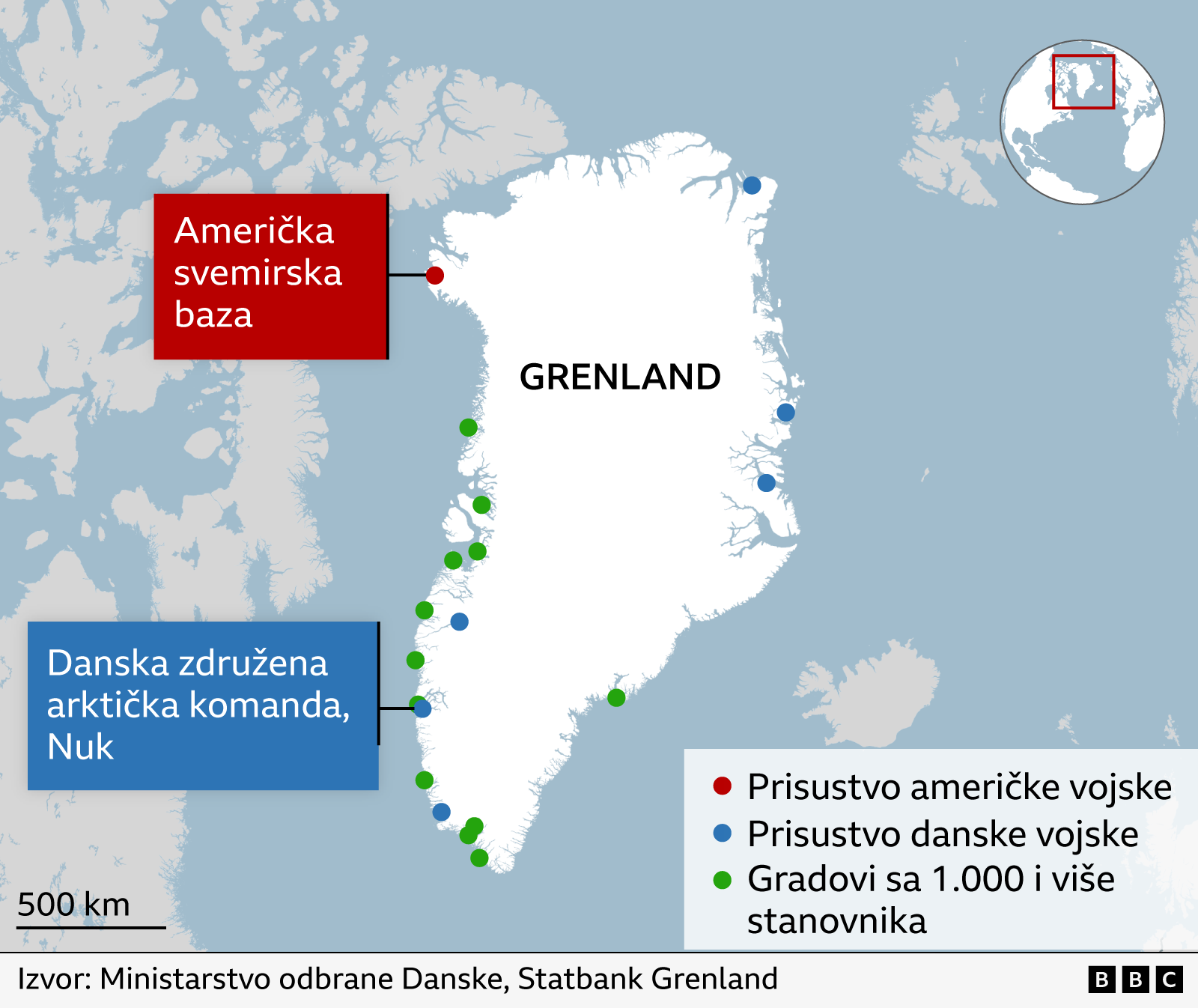američka baza na grenlandu