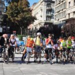 'Bici tura - čuvari Ustava', naziv je predizborne akcije Studenata u blokadi u nameri da do kraja septembra na biciklima obiđu više gradova u Srbiji - krenuli su 17. septembra iz centra Beograda