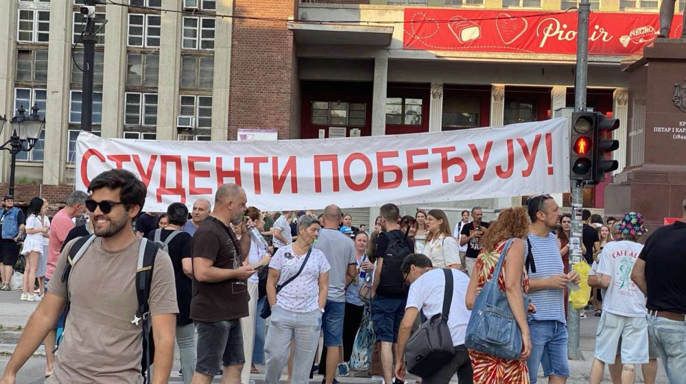 Akademski plenum pružio punu podršku studentima i njihovoj listi 11