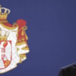 aleksandar vučić i grb srbije
