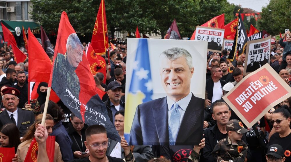 Kosovo: Osmi dan protesta u znak podrške osuđenim liderima bivše OVK 8