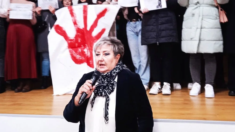 Natalija Jovanović Dekanka Natalija Jovanović, studentska blokada