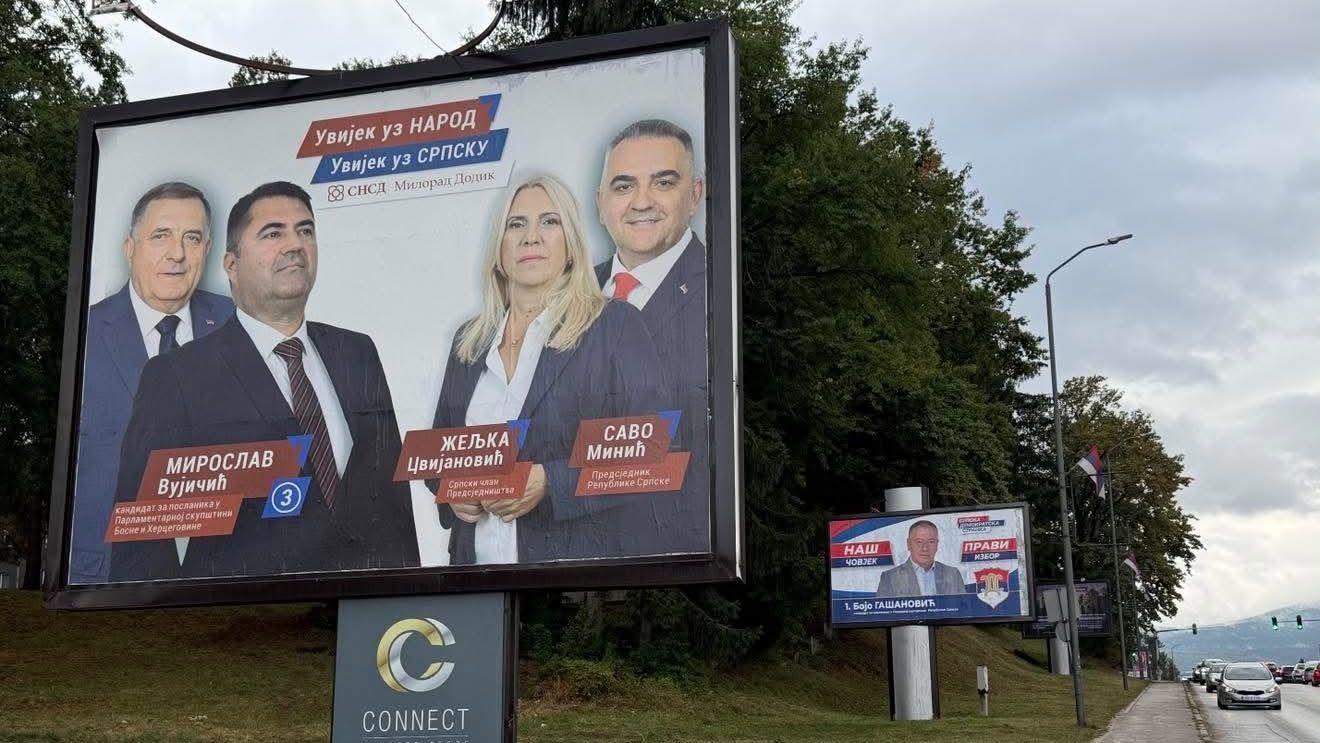 Bilbordi za izbore u Republici Srpskoj