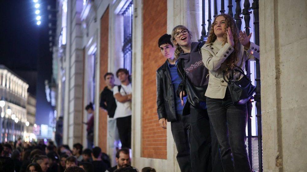 protest u madridu zbog iseljenja starije žene