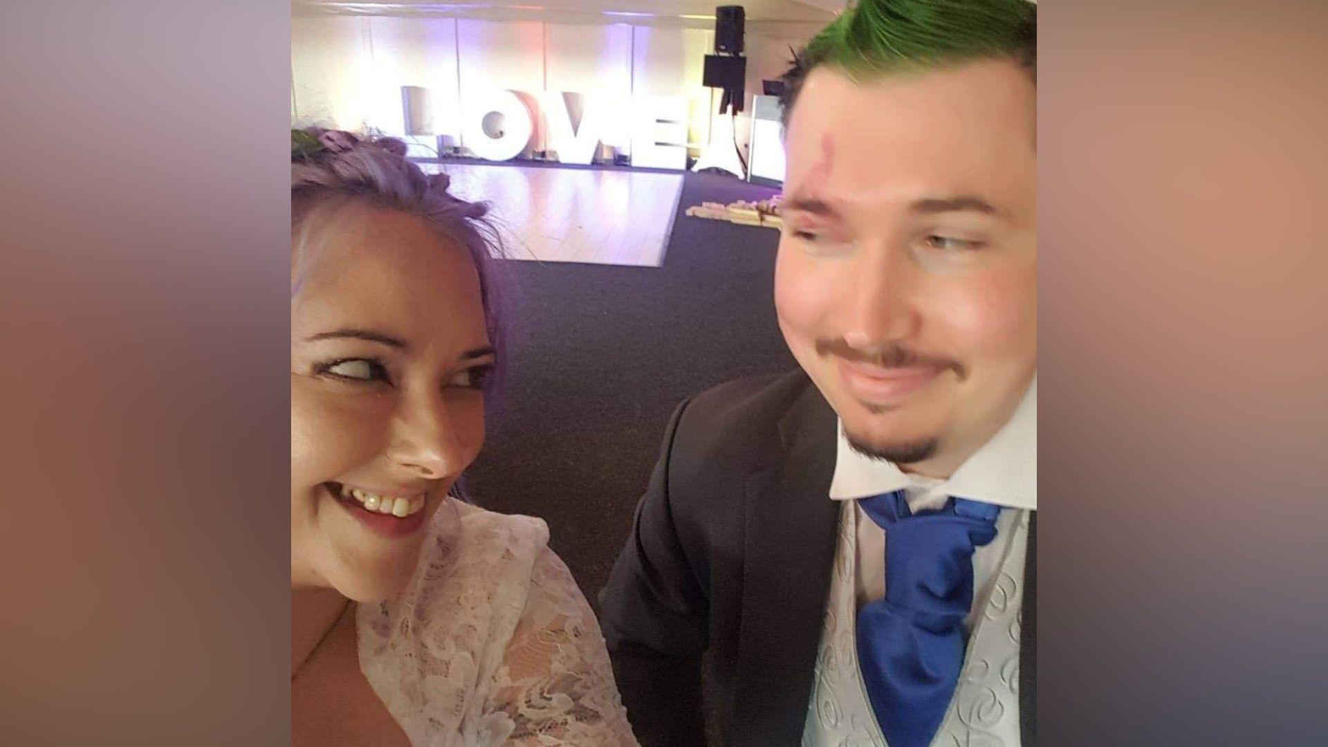 Adel i Stiven na venčanju