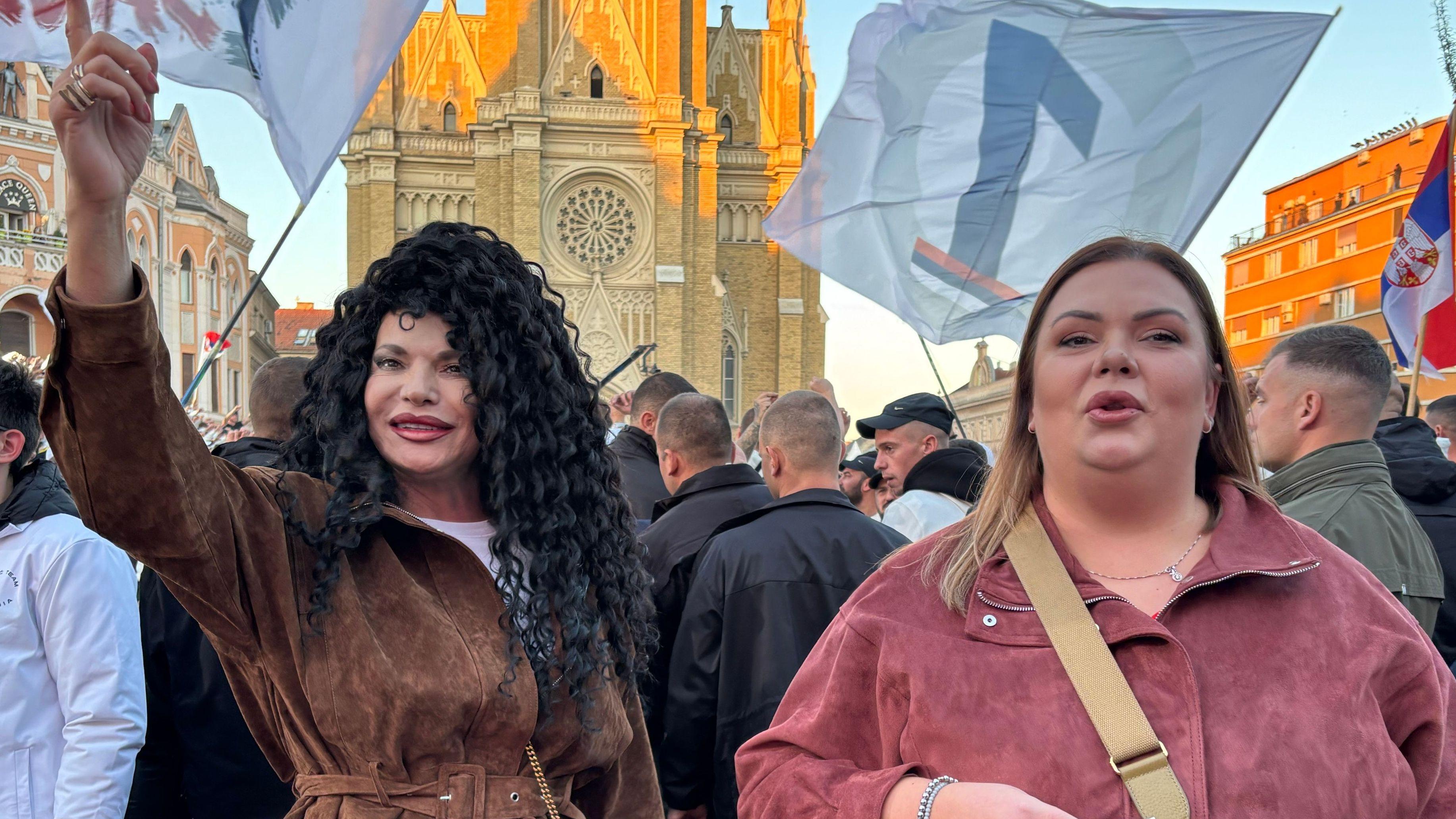 skup sns-a u novom sadu, miting, sns 