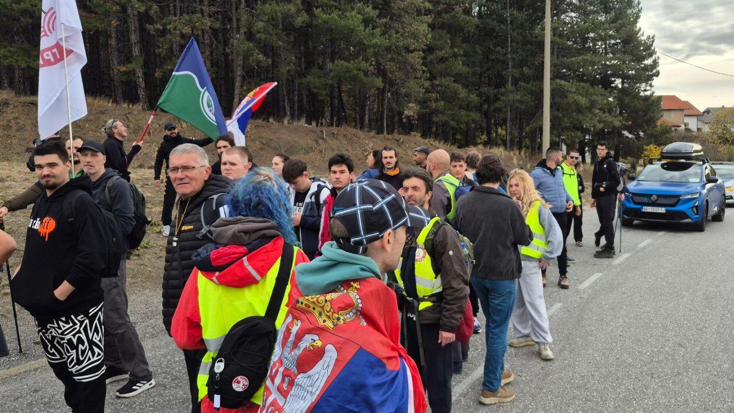 Studenti na putu od Bora ka Žagubici