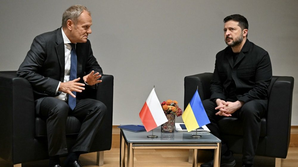 Donald Tusk i Volodimir Zelenski
