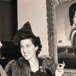 Milena Pavlović Barili na otvaranju izložbe u Njujorku