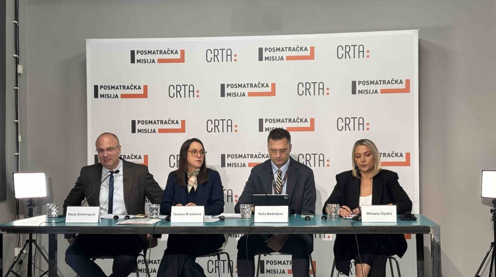 Predstavljen izveštaj CRTA-e o kampanji: Sumnja se da su sedam lista fantomske 11