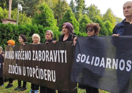 Žene u crnom sutra organuzuju komemorativni skup povodom godišnjice ubistva gardista na Topčideru 1